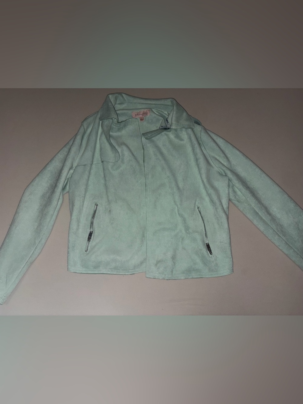 Light Mint Bomber Jacket